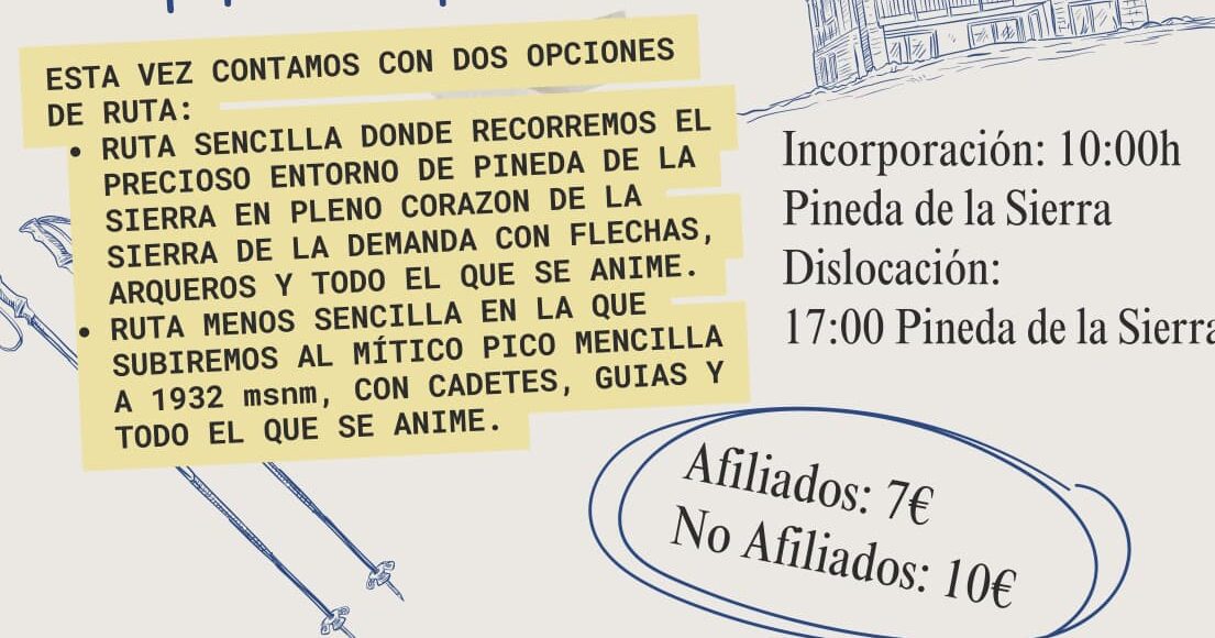 Senderismo 30 Noviembre 2025