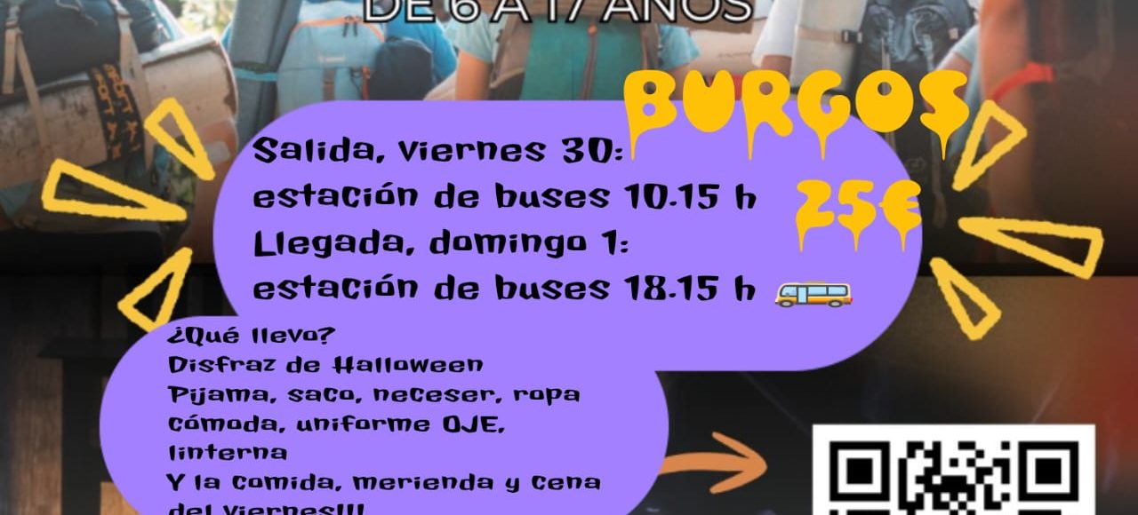 Albergue Halloween 30 octubre 1 noviembre